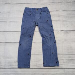 5 Janie And Jack Embroidered Deer Corduroy Pants
